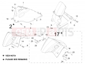 gilera 2008 Nexus 125 Wheel huosing - Mudguard