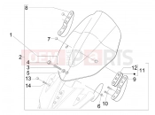 gilera 2008 Nexus 125 Windshield - Glass