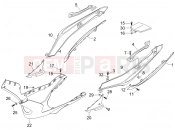 GILERA Nexus 250 Side cover - Spoiler