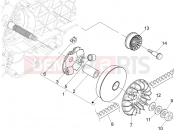gilera 2007 Nexus 250 Driving pulley