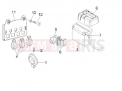 gilera 2007 Nexus 250 Remote control switches - Battery - Horn