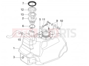 gilera 2006 Nexus 250 SP Fuel tank