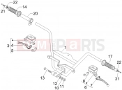 gilera 2006 Nexus 250 SP Handlebars - Master cil.