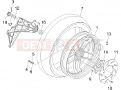 gilera 2006 Nexus 250 SP Rear wheel