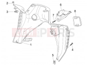 gilera 2010 Nexus 300 ie Front glove-box - Knee-guard panel