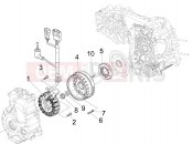 Flywheel magneto - Gilera Nexus 300 ie 2011