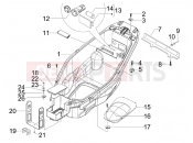 Helmet huosing - Undersaddle - Gilera Nexus 300 ie 2011