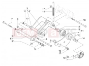 Swinging arm - Gilera Nexus 300 ie 2011
