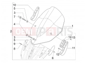 Windshield - Glass - Gilera Nexus 300 ie 2011