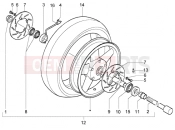 gilera Nexus 500 Front Wheel