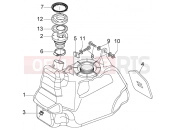 gilera Nexus 500 Fuel Tank