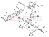 gilera Nexus 500 Rear Damper