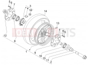 gilera 2006 Nexus 500 Front wheel