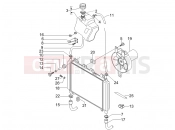 gilera 2008 Nexus 500 Cooling system