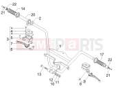 gilera 2008 Nexus 500 Handlebars - Master cil.