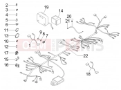 gilera 2008 Nexus 500 Main cable harness