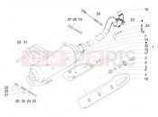 gilera 2008 Nexus 500 Silencer