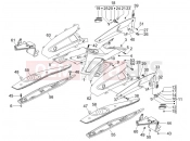 gilera 2009 Nexus 500 Central cover - Footrests