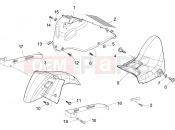 gilera 2009 Nexus 500 Wheel huosing - Mudguard