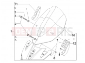 gilera 2011 Nexus 500 szélvédő plexi