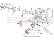 gilera 2007 Nexus 500 SP Rocking levers support unit