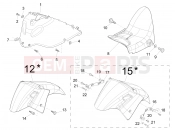 gilera 2007 Nexus 500 SP Wheel huosing - Mudguard