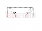 gilera 2008 Oregon 250 Driving mirror/s