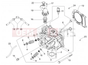 gilera 2008 Oregon 250 Head unit - Valve