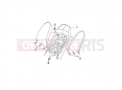 gilera 2008 Oregon 250 Rear cover - Splash guard