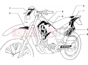 gilera RK 50 Decalcomania