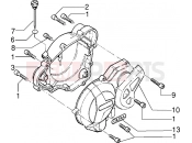 gilera RK 50 Half crankcase covers