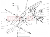 gilera RK 50 Rear fork
