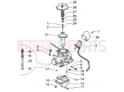 gilera Runner 125 VX 4T Carburettor