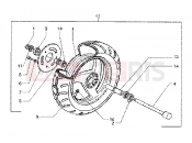 gilera Runner 180 FXR 2T Front wheel