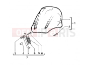 gilera Runner 180 FXR 2T Windshield kit-stand kit