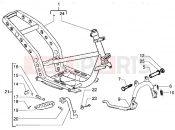 gilera Runner 180 VXR Chassis-Central stand