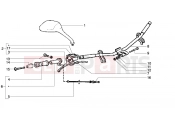 gilera Runner 180 VXR Handlebars component parts