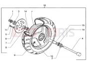 gilera Runner 200 VXR 4T Front wheel
