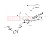 gilera Runner 200 VXR 4T Handlebars component parts
