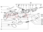 gilera Runner 200 VXR 4T Rear tail lamp