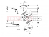 gilera 2005 Runner 50 Pure Jet SC Central cover - Footrests