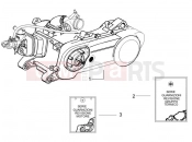 gilera 2005 Runner 50 Pure Jet SC Engine, assembly
