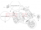 gilera 2005 Runner 50 Pure Jet SC Plates - Emblems