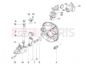 gilera 2005 Runner 50 Pure Jet SC Throttle body - Injector - Induction joint