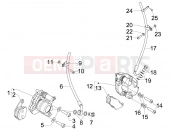 gilera 2009 Runner 50 ST Pure Jet Brakes pipes - Calipers