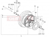 gilera 2009 Runner 50 ST Pure Jet Front wheel