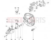 Throttle body - Injector - Induction joint - Gilera Runner 50 Pure Jet 2006