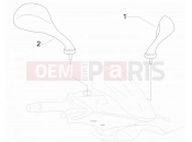 gilera 2010 Runner 50 Pure Jet Driving mirror/s