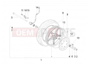 gilera 2010 Runner 50 Pure Jet Front wheel