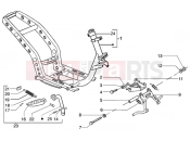 Chasis-central stand - Gilera Runner 50 Purejet